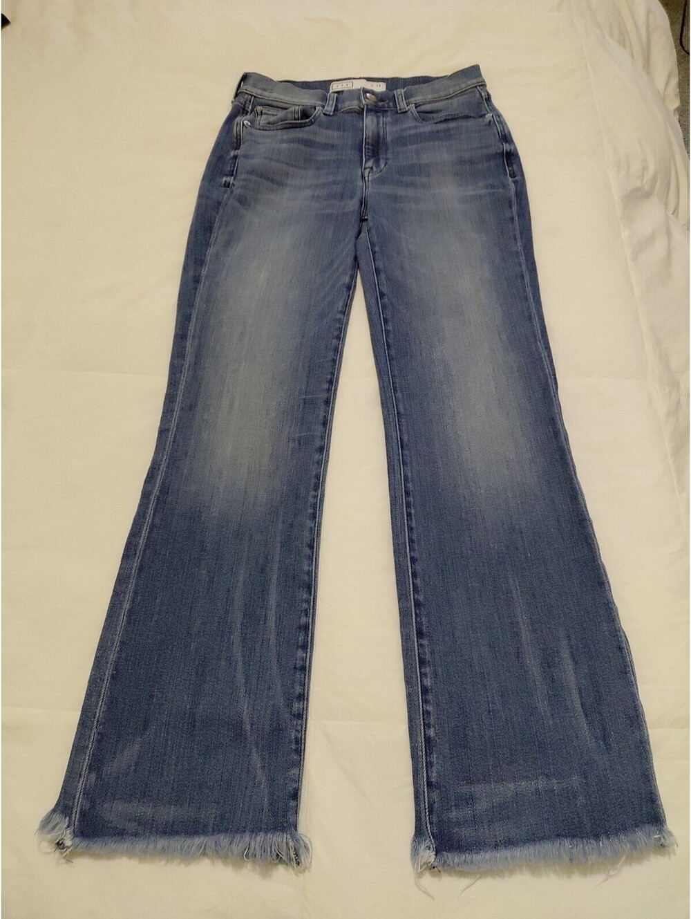 AYR jeans Blue Sz 29 Straight Leg Frayed Hem EUC #844
